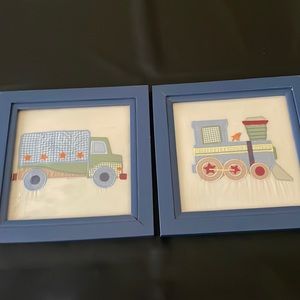 Kidsline Quilted Truck and Train Pictures